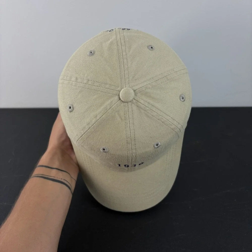 Vintage Y2K Bobby Jones 1930 Grand Slam Hat Khaki Dad Cap Strapback Adjustable - Picture 4 of 5